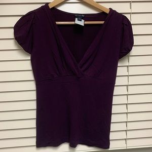 Purple Banana Republic Top